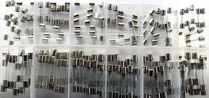 120 Glass Fuses 5A - 30A (Amper) Fuse Set Device Fuses Set Fine Fuses Assortment (in Reusable Storage Box/Assortment Box/Sorting Box)