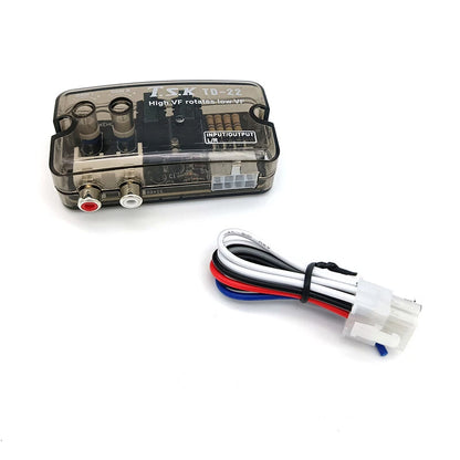 12V Auto Car Audio Converter RCA Stereo High To Low Adjustable Frequency Adap BK