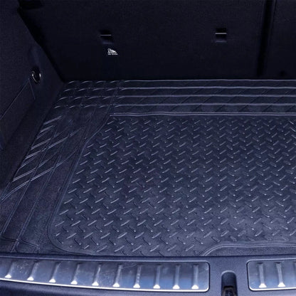 Universal Car Rubber Boot Trunk Mat Liner Non Slip Compatible With All Cars
