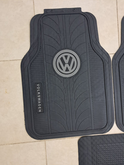 Volkswagen Premium Line Rubber Mats – Waterproof Anti-Slip 5 Piece Set
