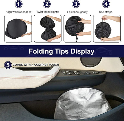 Car Sun Shade for Windscreen, Summer Car Windscreen Sun Protection Sun Visor Windscreen Cover UV Protection