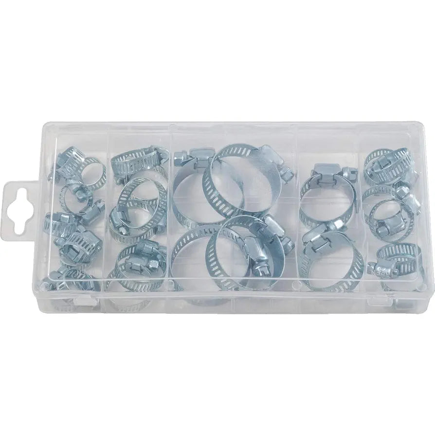 26 pcs Hose Clamp Assortment, 16-40mm