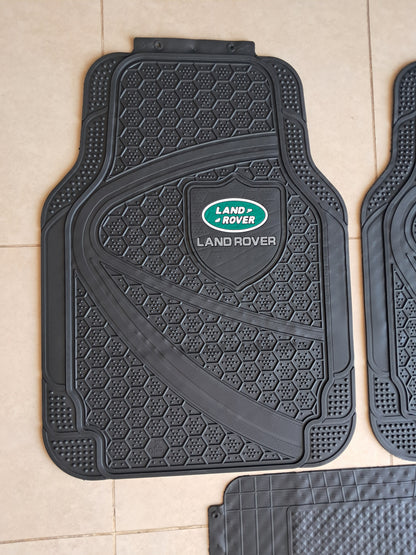 Land Rover Premium Shield Design All-Weather 5PCS Floor Mats Set – Universal Fit for All Vehicles