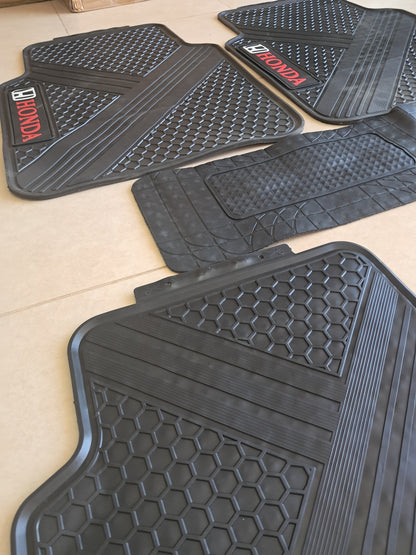 Honda HexaX Pro Rubber Floor Mats – Style (5 PCS)