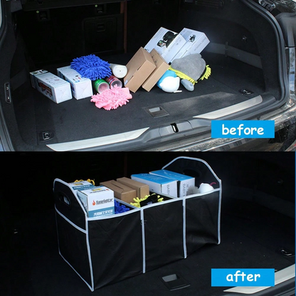 Car Organiser Folding Box Storage Picnic Basket Organizer
