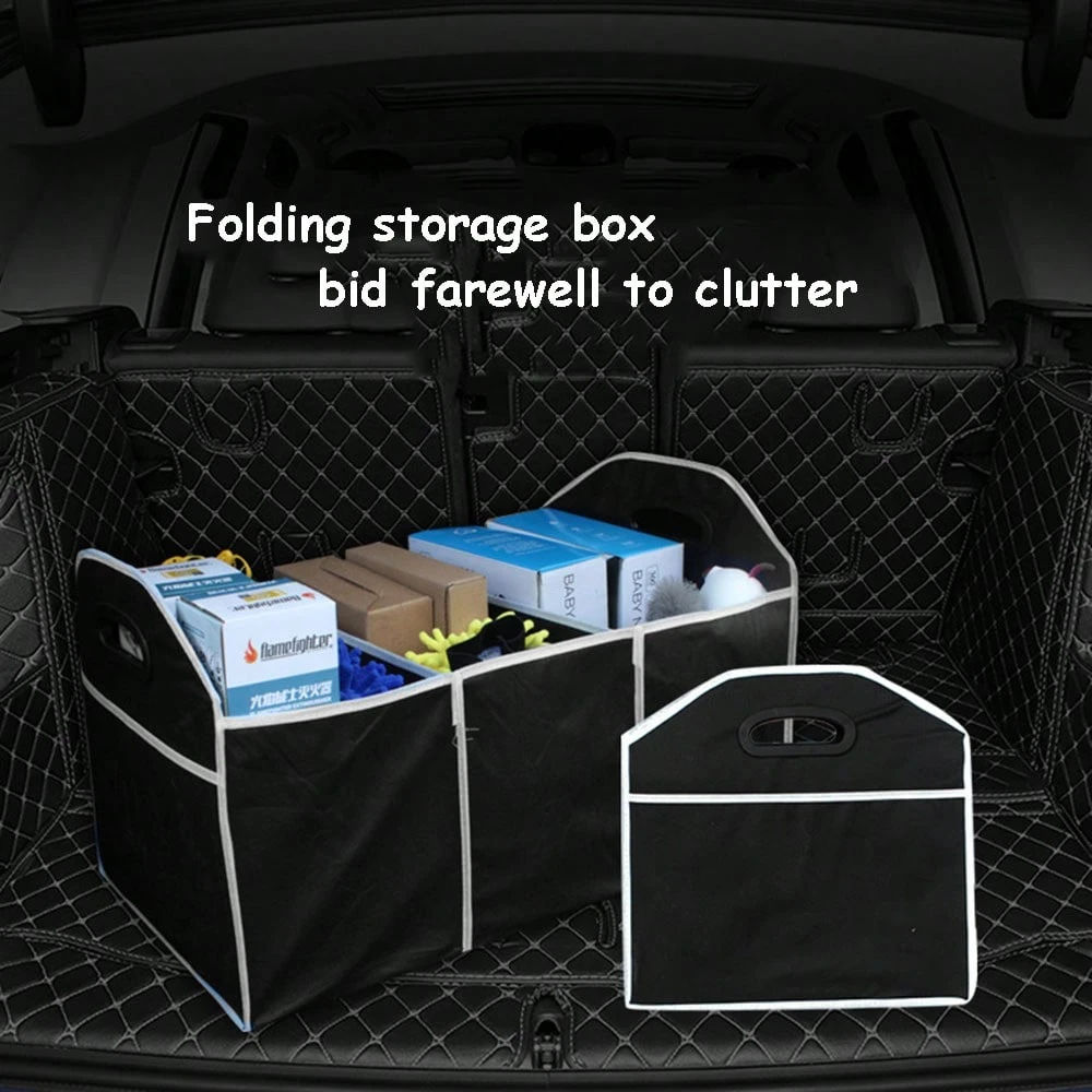 Car Organiser Folding Box Storage Picnic Basket Organizer
