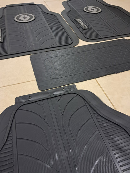 Renault Premium Line Rubber Mats – Waterproof Anti-Slip 5 Piece Set