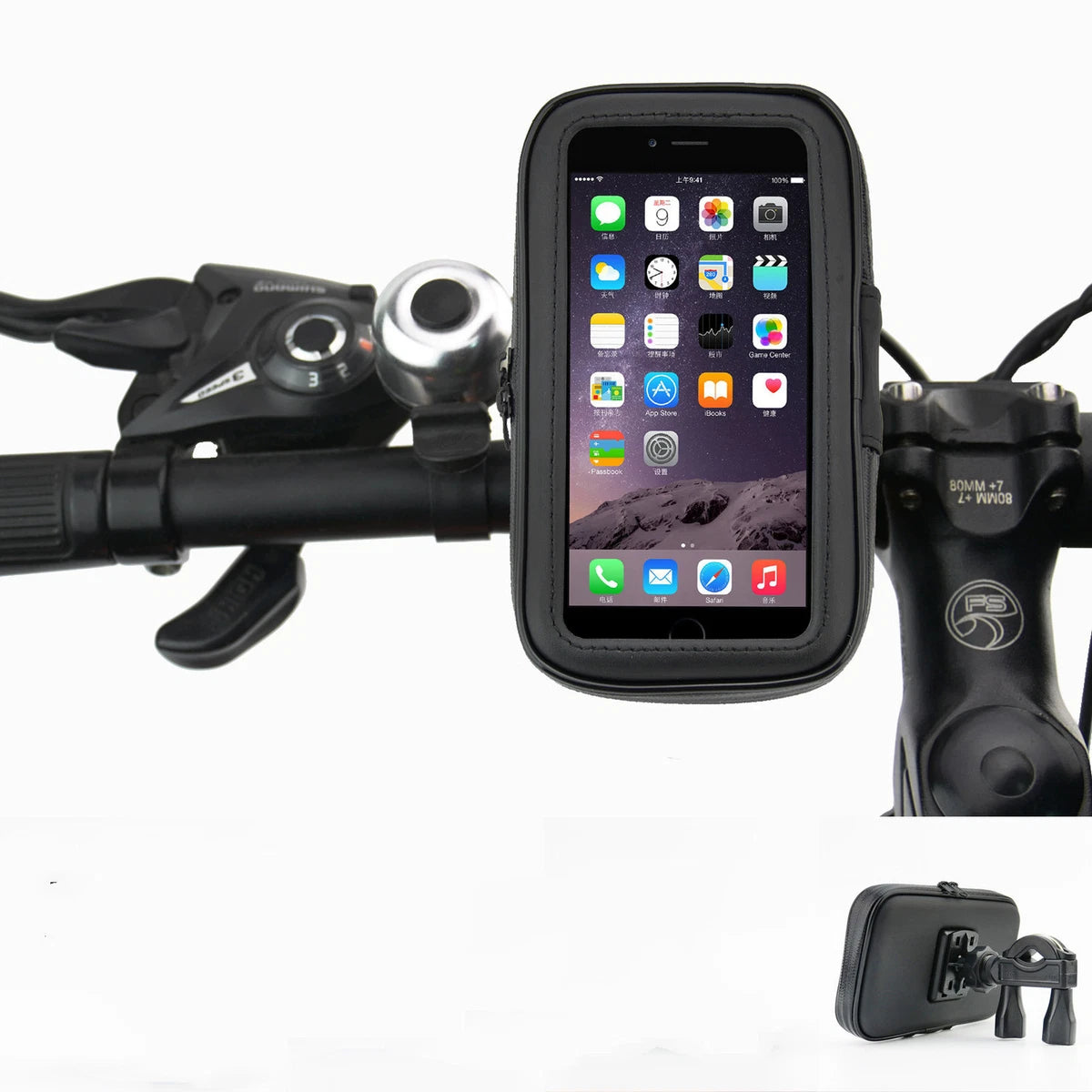 Smart Handlebar mount holder rainproof shockproof bike bicycle cas