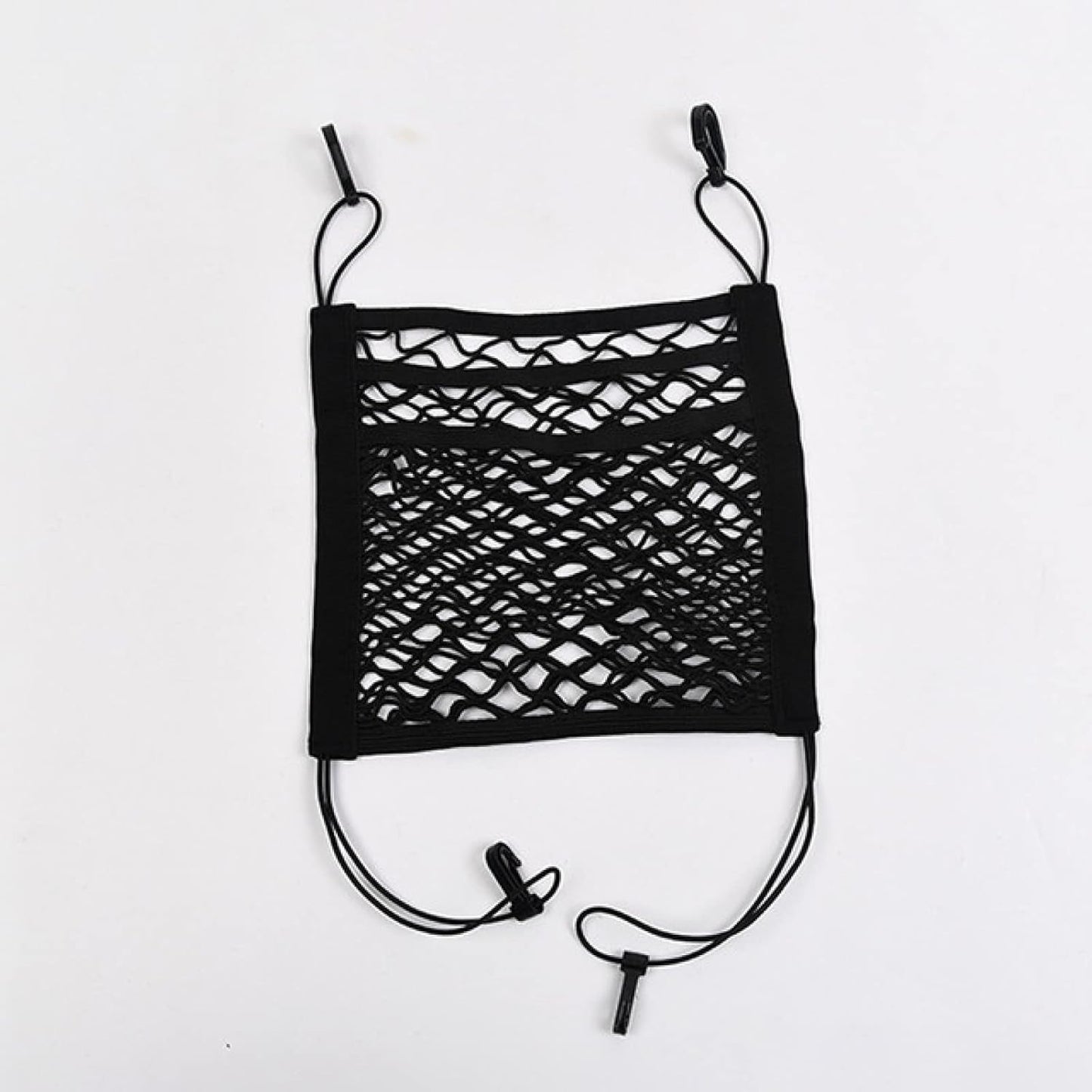 Car Backseat Organizer Pouch Adjustable Storage Bag for Handbags Snacks and Essentials Fit for Front Seat Keeps Car Clean and Organized