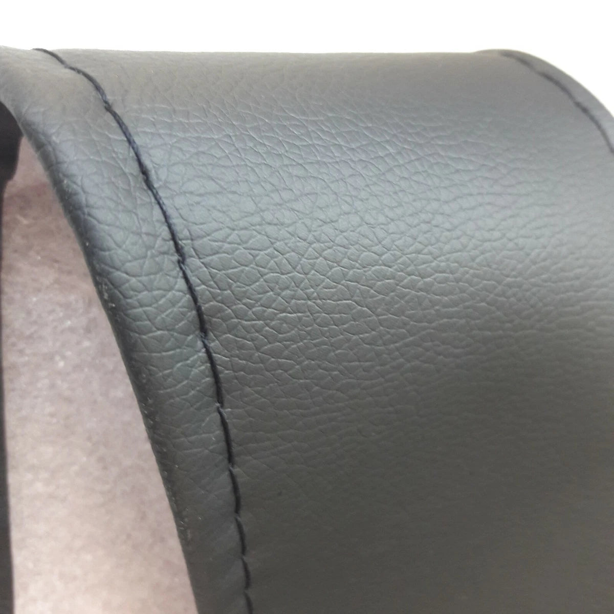Car Faux Leather Steering Wheel Cover With Needle+Thread Handmake