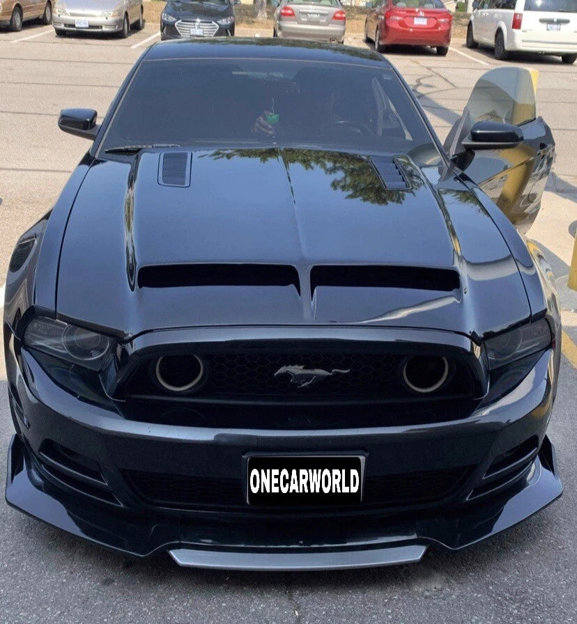4PCS Universal Car Front Bumper Lip Chin Body Kit For All Cars.