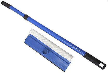 A glass sweeper with a metal stick 2 in 1 length 78 cm
