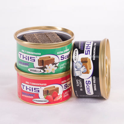 Car Air Freshener Cans: Spill Proof Air Fresheners for Home, Office, or Car Accessories, Lasts Up to 60 Days