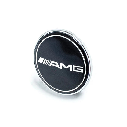 Front Hood Emblem BLACK AMG For Mercedes