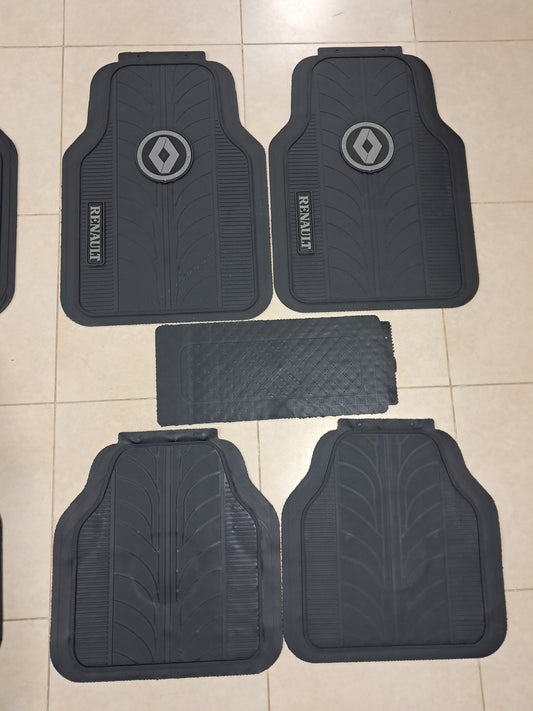 Renault Premium Line Rubber Mats – Waterproof Anti-Slip 5 Piece Set