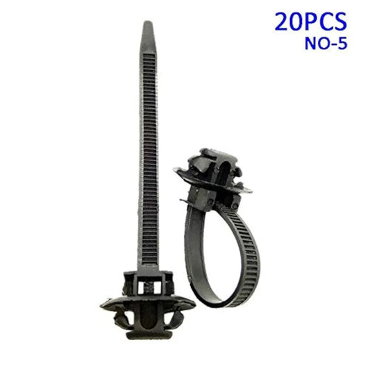 100pcs Fastener Cable Tie Zip Clip Band Bundled Car Wire Harness Newest