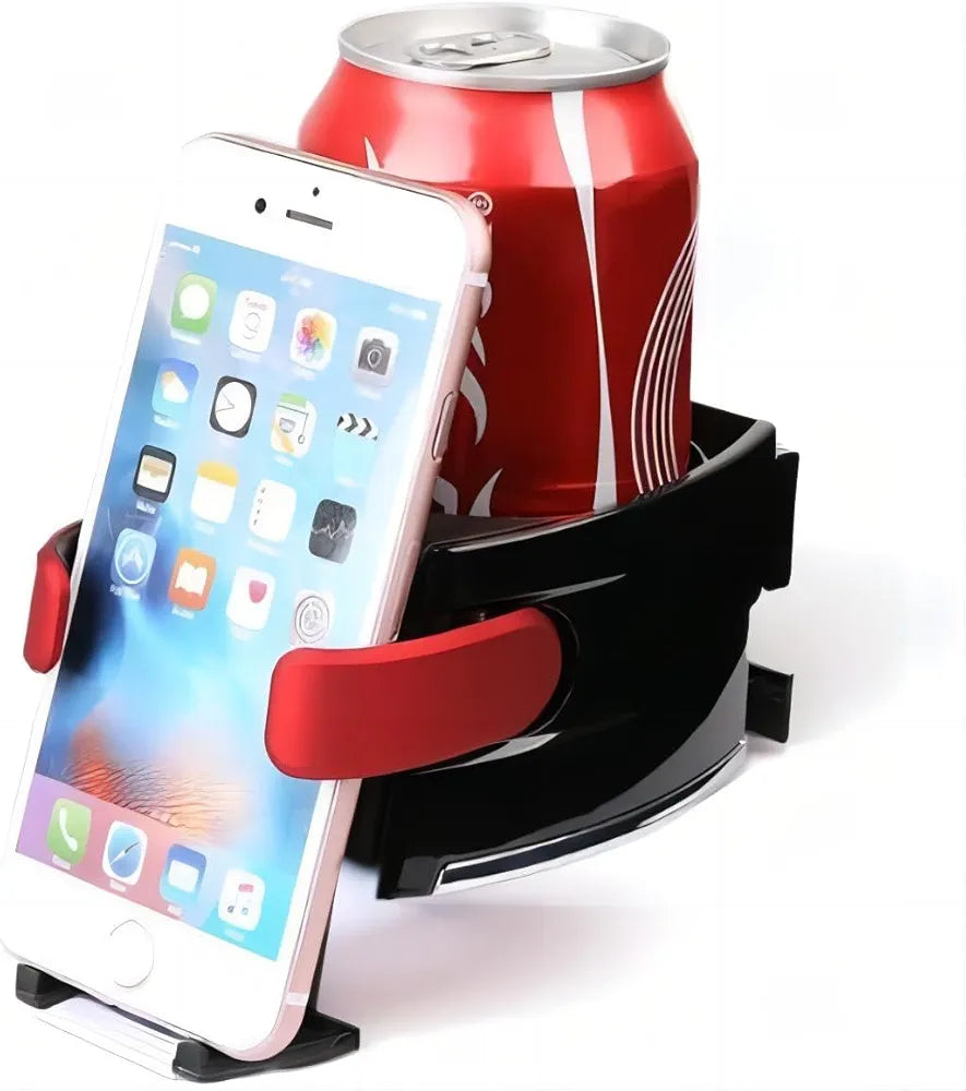 Latest Multi-Functional Car Air Vent Phone Holder - 2-in-1 Cup & Ashtray Holder for Vehicle - Universal Car Mount Phone Stand