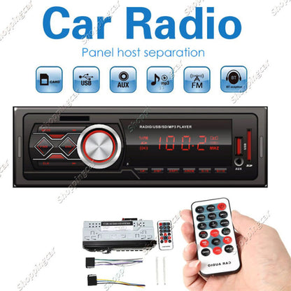 Dual USB Charge pro+ Bluetooth Wireless + Remote Controle with Phone Caller Id Receiver Car Stereo