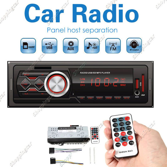 Dual USB Charge pro+ Bluetooth Wireless + Remote Controle with Phone Caller Id Receiver Car Stereo