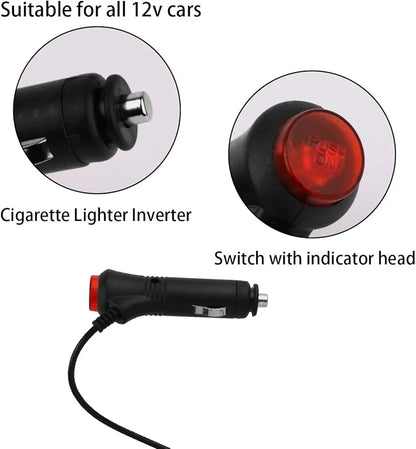 Taxi Light, Taxi LED Sign Decor, Taxi LED Light Logo, Flashing Hook on Car Window with DC12V Car Charger Inverter for Rideshare Driver Taxi Light up Sign