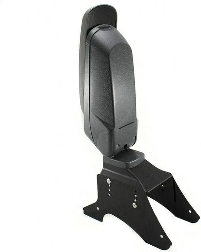 Car Armrest Console Holder Space Saving Adjustable Faux Leather Stand