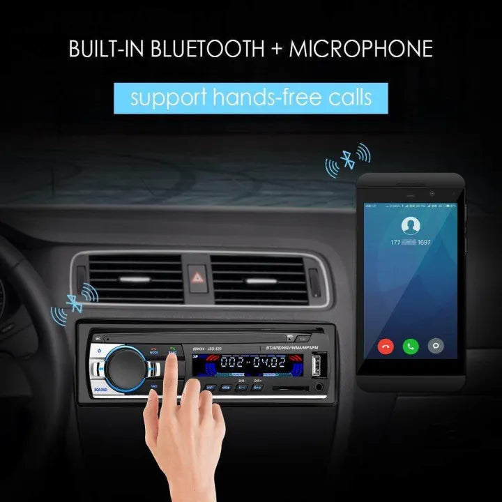Dual USB Charge pro+ Bluetooth Wireless + Remote Controle with Phone Caller Id Receiver Car Stereo