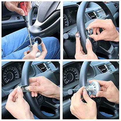 Car Handle Spinner Steering Wheel Knob Universal Metal Steering Wheel Assistive Ball Premium Quality Power Handles
