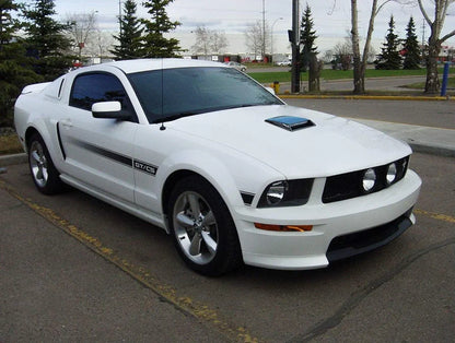 Car Deco Fake Air Vent Bonnet Hood, Universal Fit, Black, Carbon Fiber