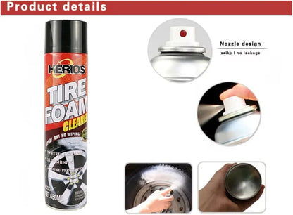 Tire Foam Cleaner, Spray, Deep Clean