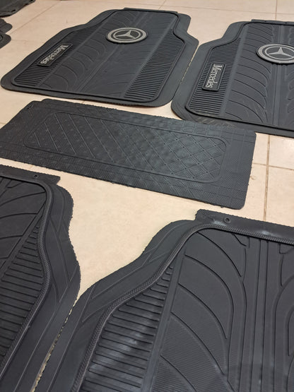 Mercedes Premium Line Rubber Mats – Waterproof Anti-Slip 5 Piece Set