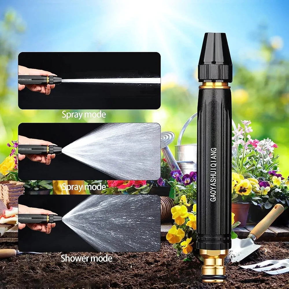Durable Spray Nozzle – Engineering Plastic Car Wash Hose Nozzle, Adjustable Pressure, Ergonomic Handle, Ideal for Car Cleaning, Garden Watering, and Outdoor Spraying – High Performance & Versatile