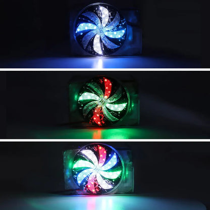LED Trailer Lights Rear Tail Lights,Universal Round Colorful Signal Indicator 3Inch Truck Strobe Warning Light Side Marker Light Anti-Collision for Vans/Trucks/Motorcycles