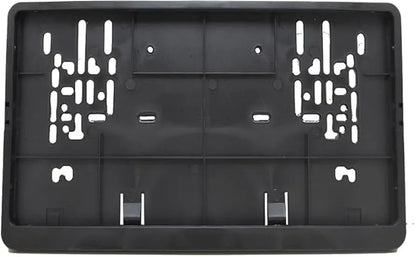 Car Plate Number Holder - Black License Frame - Car Accessories (1 Piece)