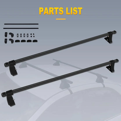 Universal Top Roof Rack Cross Bar Luggage For 4 Door Car SUV Truck Jeep