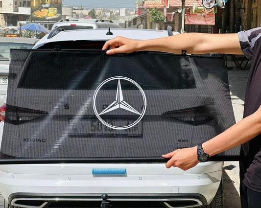 BMW And Mercedes Rear Window Roller Sunshade Universal