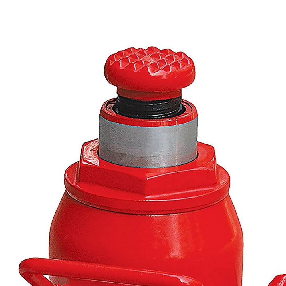 4 Ton (8,000 LBs) Torin Double Ram Welded Hydraulic Car Bottle Jack for Auto Repair and House Lift, Red