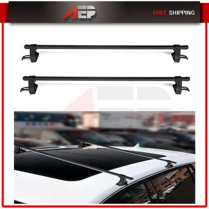 Universal Top Roof Rack Cross Bar Luggage For 4 Door Car SUV Truck Jeep