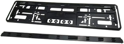 Euro License Plate Tag Holder Mount Adapter Bumper Frame Bracket New