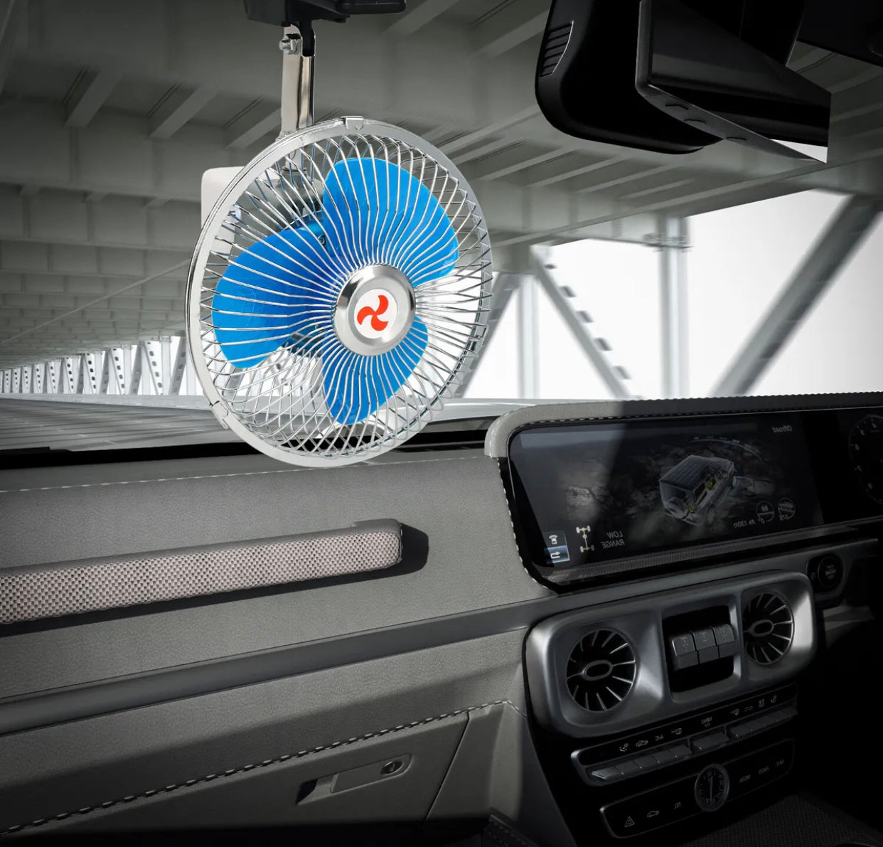 20.8 cm 8 Inch 12V Car Oscillating Fan Vehicle Auto Car Fan with Clip Cigarette Lighter Plug