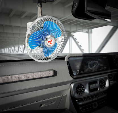 20.8 cm 8 Inch 12V Car Oscillating Fan Vehicle Auto Car Fan with Clip Cigarette Lighter Plug