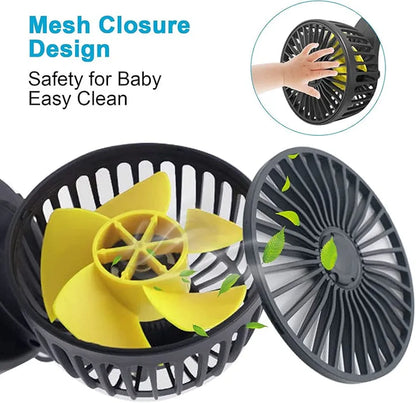 Universal Powerful Cooling Fan 12V Car Fan,Car Interior, Dashboard Fans that Blow Cold Air,360 Degree Rotatable Dual Head Fan,Strong Wind Electric Auto Car Fans for Suitable all type vehicle