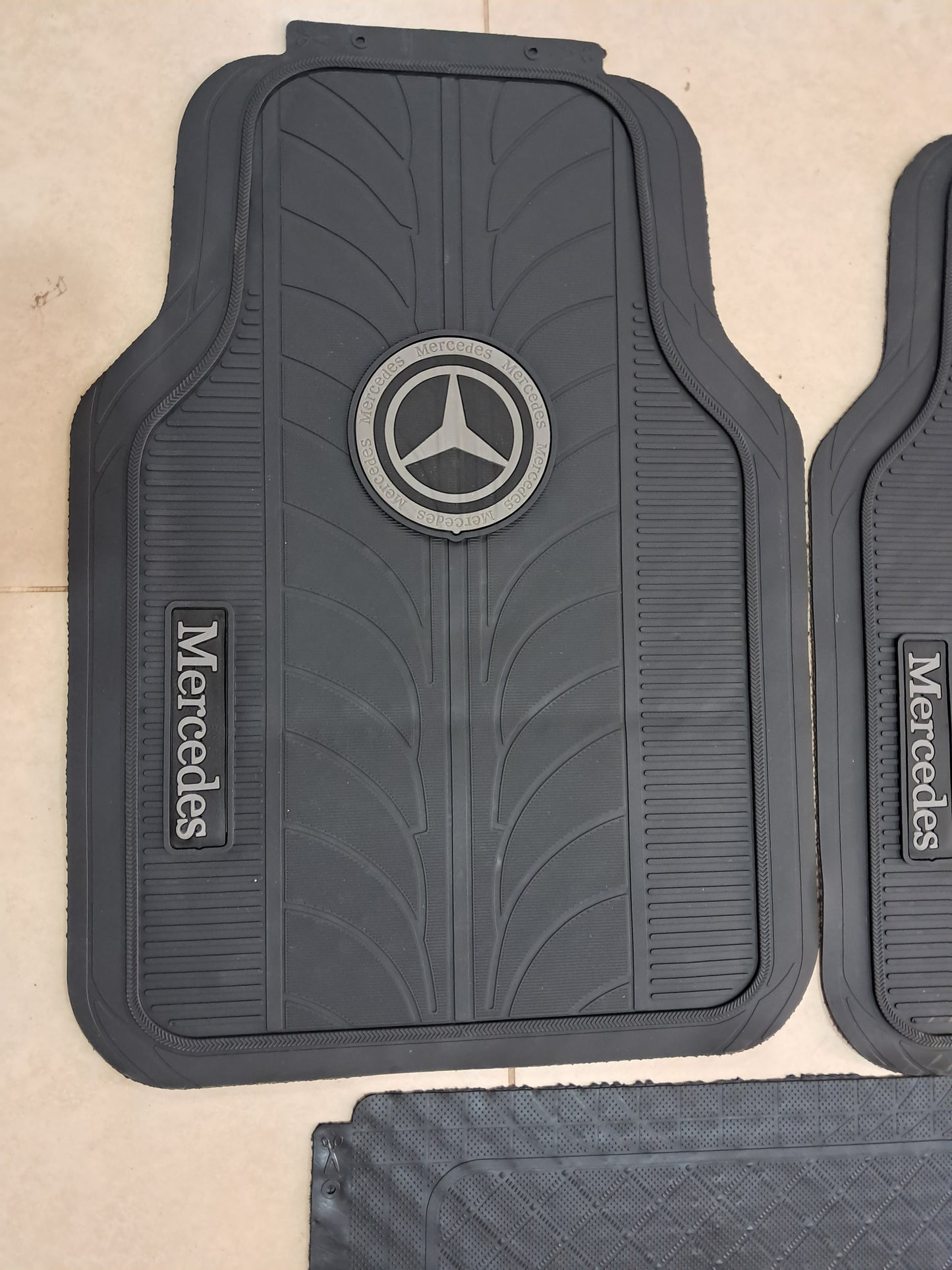 Mercedes Premium Line Rubber Mats – Waterproof Anti-Slip 5 Piece Set