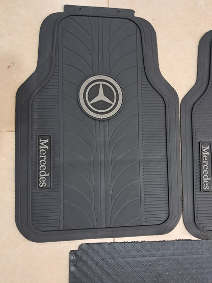 Mercedes Premium Line Rubber Mats – Waterproof Anti-Slip 5 Piece Set