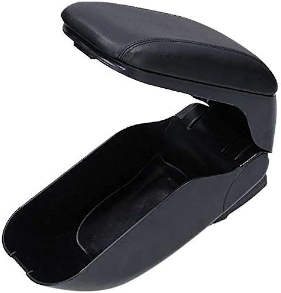 Car Armrest Console Holder Space Saving Adjustable Faux Leather Stand