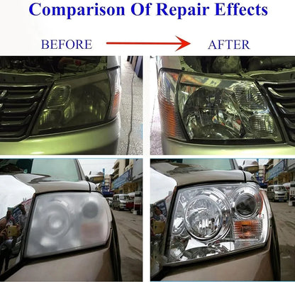 Car Headlight Scratch Repair Liquid, Headlight Restoration Kit Refill Bottle, Polishing Tool for Restore and Repair Dull Yellow Headlights, Car Headlight Scratch Restoring Fluid (1PC)