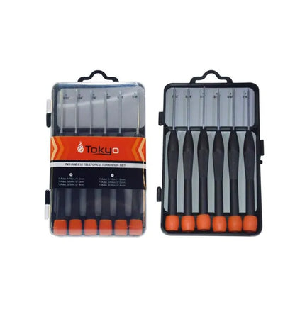 6 Telephone Screwdriver Set TKY-992 Screwdriver Set, Precision Screwdrivers 6 In 1 Multi Screwdriver For Mobile Phone Repair Tool Kit