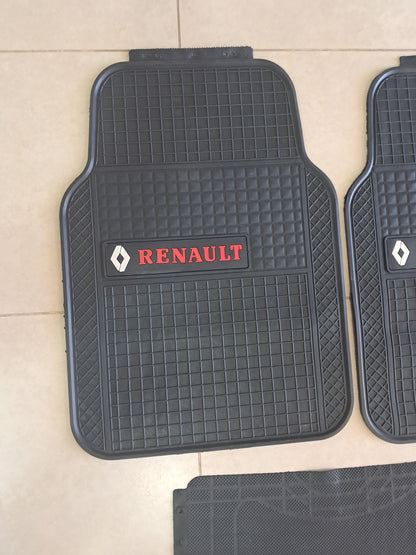 Renault SportLine Rubber Floor Mats – Anti-Slip All-Season 5 Piece Set