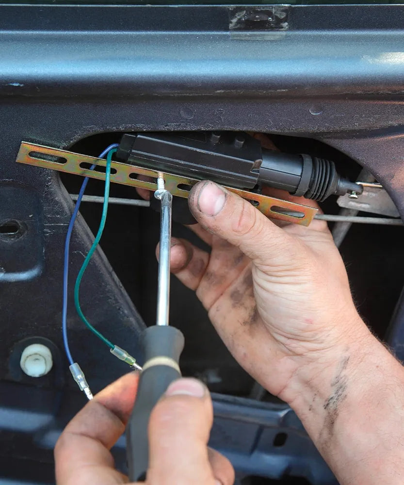 4 Pack Door Lock Actuator,Universal Car Keyless Entry System Kit,Car Accessories Universal Heavy Duty High Power Door Lock Actuator,Power Central Locking System,Works with Most Vehicles