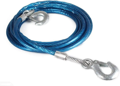 3 Ton Roy Emergency Tow Pull Rope Snatch Strap for Cars (8mm x 4m)