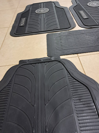 Toyota Premium Line Rubber Mats – Waterproof Anti-Slip 5 Piece Set
